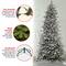 7ft. Pre-Lit Snowy Calton Pine Artificial Christmas Tree, Warm White LED Lights